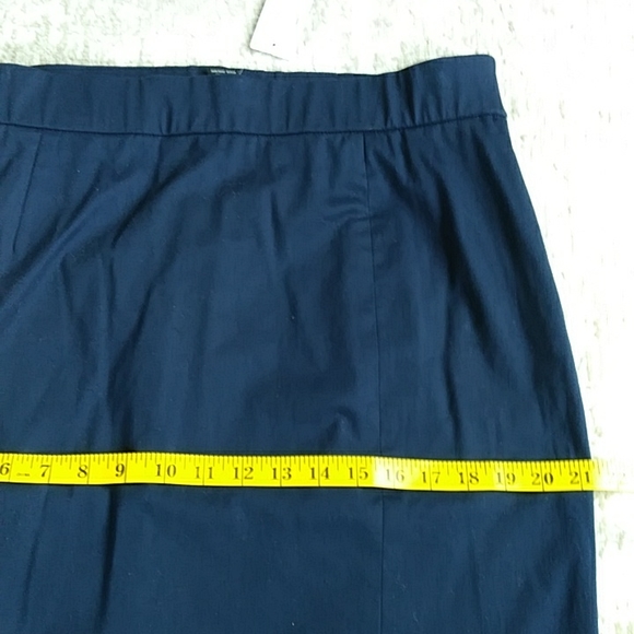 NEW Lane Bryant Grommet Lined Pencil Skirt 14 Navy Blue - Picture 12 of 13